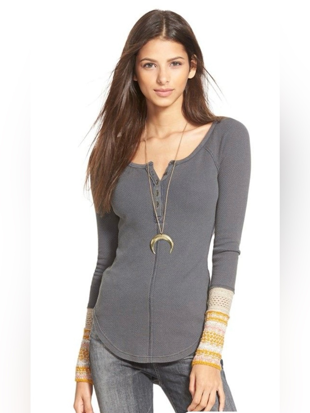 Newbie' Ski Lodge Cuff Thermal Top
